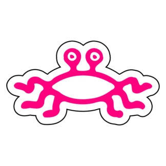 Flying Spaghetti Monster Sticker (Hot Pink)